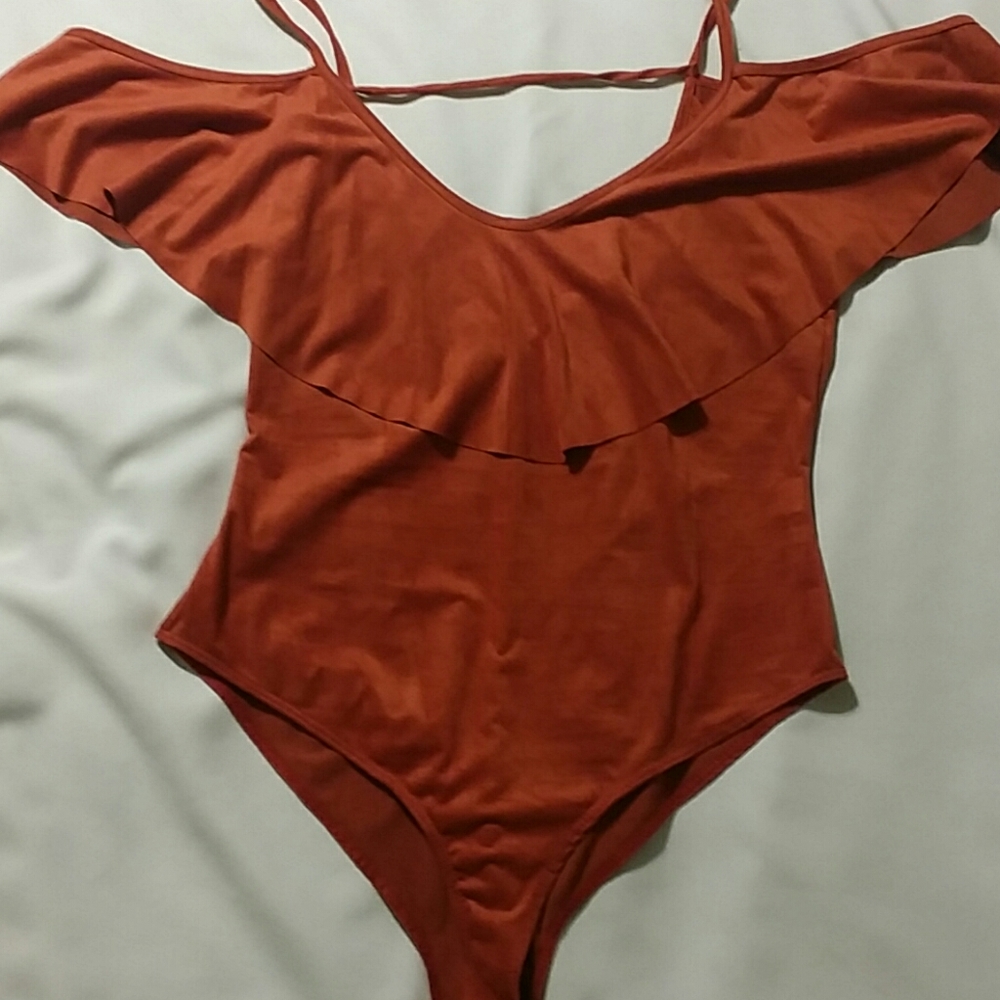 Burnt Orange Bodysuit